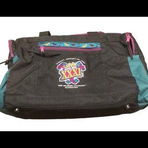 Vintage 1997 Super Bowl XXXI‎ 31 Duffel Bag Patriots Green Bay Packers